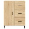 vidaXL Credenza Rovere Sonoma 69,5x34x180 cm in Legno Multistrato