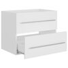 vidaXL Mobile Lavabo Bianco 60x38,5x48 cm in Legno Multistrato