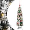 vidaXL Albero di Natale artificiale con 150 LED Verde 120 cm