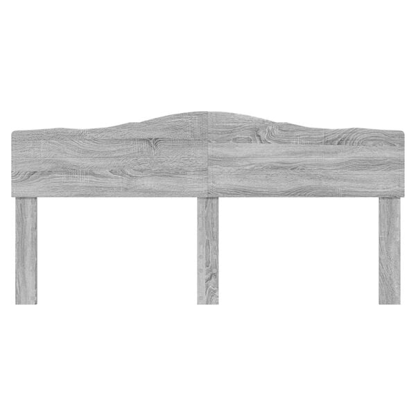 vidaXL Testiera Grigio Sonoma 200 cm Legno multistrato