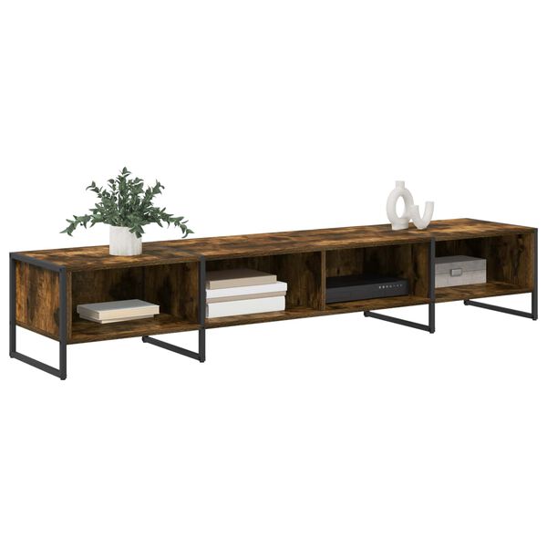 vidaXL Mobile TV Quercia Fumosa 170,5 x 36 x 30,5 cm Legno multistrato