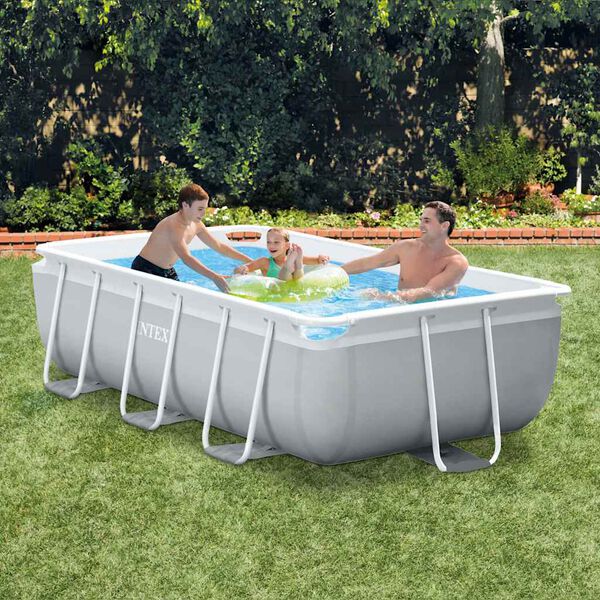 Intex Set Piscina Prism Frame Rettangolare 300x175x80 cm