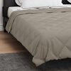 vidaXL Duvet Estivo Grigio chiaro 220 x 200 cm Microfibra