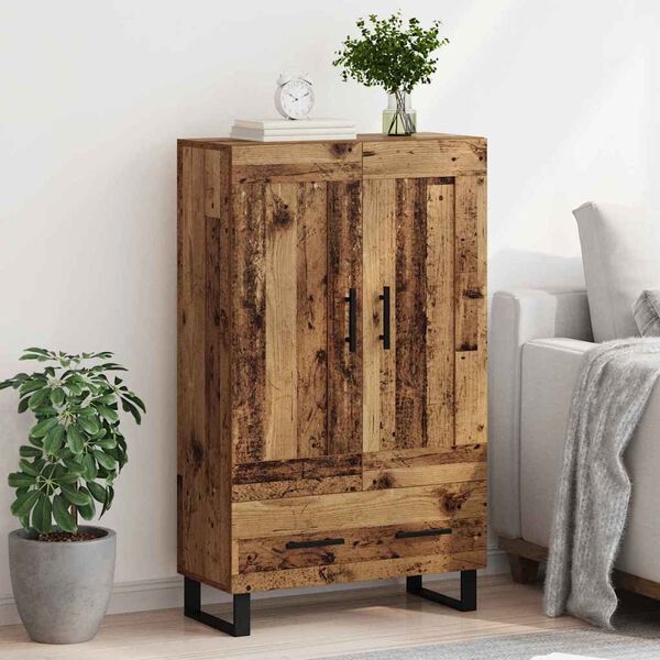 vidaXL Credenza Legno vecchio 69,5 x 31 x 115 cm Legno multistrato