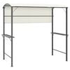vidaXL Gazebo con Tetto 220x110x200 cm Crema