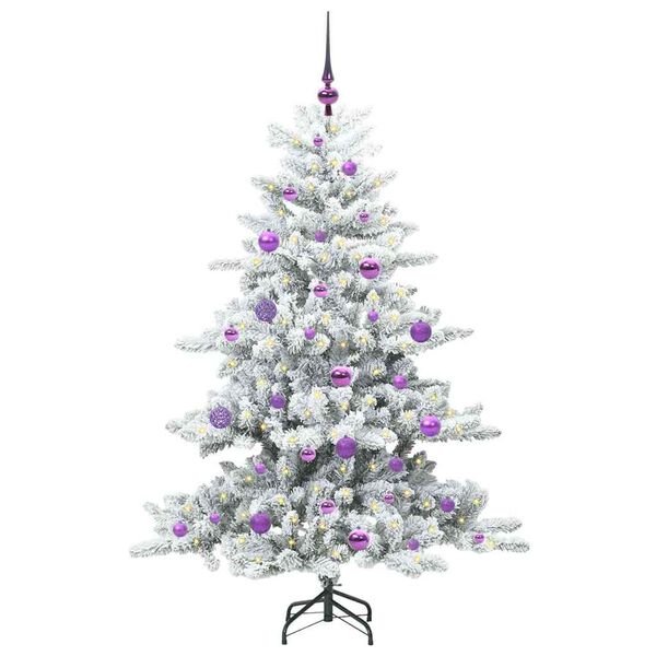 vidaXL Albero di Natale Artificiale con Rami Pieghevoli 150 cm PVC