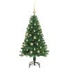 vidaXL Albero di Natale artificiale con 150 LED Verde 120 cm
