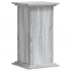 vidaXL Supporto per Piante Grigio Sonoma 33x33x60 cm Legno Multistrato
