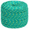 vidaXL Corda multiuso 8 mm 500 m Verde PP 420 kg Carico massimo