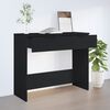 vidaXL Tavolino Consolle Nero 90x36x75 cm in Legno Multistrato