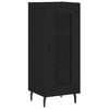 vidaXL Credenza Nero 34,5x34x90 cm in Legno Multistrato