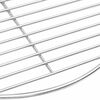 vidaXL Griglia per barbecue Argento 43 x 43 cm Acciaio inossidabile