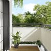 vidaXL Paravento da Balcone Crema 75x800 cm 100% Poliestere Oxford