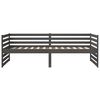 vidaXL Dormeuse Grigia 80x200 cm in Legno Massello di Pino