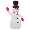 vidaXL Pupazzo di Neve Gonfiabile con LED 120 cm
