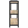 vidaXL Libreria Rovere Sonoma 80 x 30 x 85 cm Legno multistrato