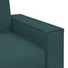 vidaXL Divano a 2 posti Verde scuro 180x78x84 cm in tessuto