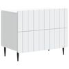 vidaXL Armadio da Notte con cassetto Bianco 62 x 34,5 x 49,5 cm
