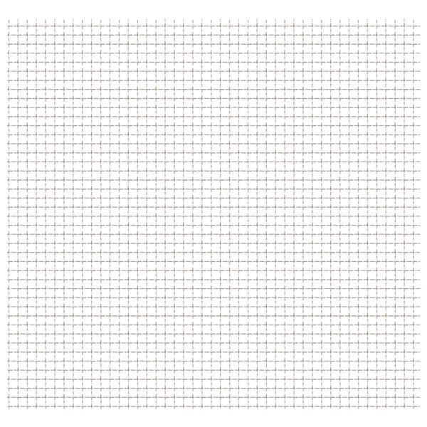 vidaXL Recinzione in Rete Modulare in Acciaio Inox 100x85cm 11x11x2 mm