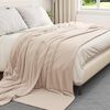 vidaXL Coperta Beige 240 x 270 cm Panno