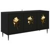 vidaXL Mobile TV BREMEN 102 x 33 x 51 cm Rovere Nero