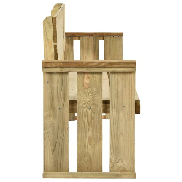 vidaXL Panchina da Giardino 172 cm in Legno di Pino Impregnato