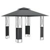 vidaXL Gazebo con Tetto Antracite 300x300x270 cm Acciaio