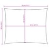 vidaXL Parasole a Vela Oxford Rettangolare 6x7 m Blu