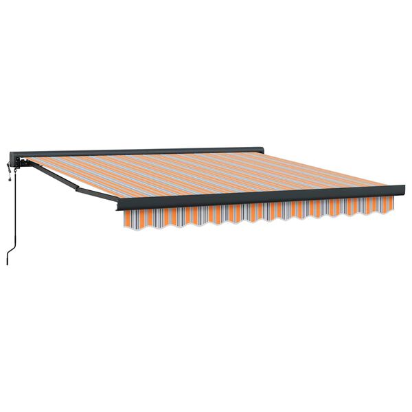 vidaXL Tenda da Sole Multicolore 350 x 250 x 165 cm