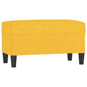 vidaXL Panca Giallo Chiaro 70x35x41 cm in Tessuto