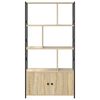 vidaXL Libreria Rovere Sonoma 80 x 30 x 155,5 cm Legno multistrato