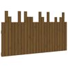 vidaXL Testiera da Parete Ambra 146,5x3x80cm in Legno Massello di Pino