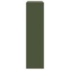 vidaXL Cassetta per pacchi Verde oliva 44 x 22 x 82 cm Acciaio