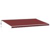 vidaXL Tenda da Sole Retrattile Automatica Bord&ograve; 600x350 cm