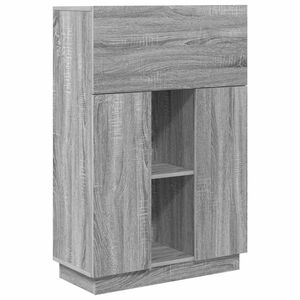 vidaXL Scrivania Grigio Sonoma Legno ingegnerizzato
