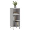 vidaXL Credenza Grigio Sonoma 34,5x32,5x90 cm in Legno Multistrato