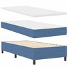 vidaXL Letto a molle Blu e Bianco 193 x 90 x 60 cm