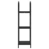 vidaXL Libreria Rovere Nero 40 x 30 x 109 cm Legno multistrato