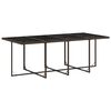 vidaXL Set da Pranzo da Giardino 13pz con Cuscini Marrone Polyrattan