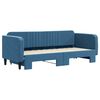 vidaXL Divano Letto con Letto Estraibile Blu 80x200 cm in Velluto