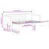 vidaXL Divano Letto con Letto Estraibile Rosa 80x200 cm in Velluto