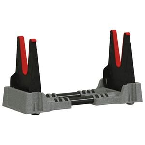 vidaXL Supporto per tiro Regolabile Grigio 46 x 14 x 19,5 cm Plastica
