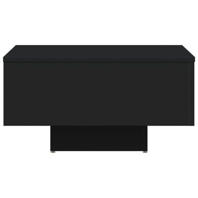 vidaXL Tavolino da Salotto Nero 60x60x31,5 cm in Legno Multistrato