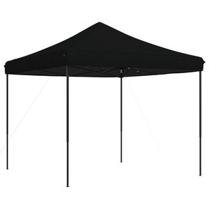 vidaXL Tenda da Festa Pieghevole Pop-Up Nero 292x292x315 cm
