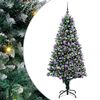 vidaXL Albero di Natale artificiale con 300 LED Verde 180 cm
