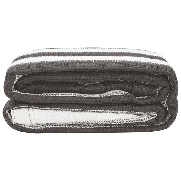 vidaXL Tappeto da Tenda 300x400 cm Antracite e Bianco