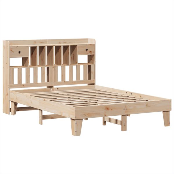 vidaXL Letto senza Materasso 140x190 cm in Legno Massello di Pino