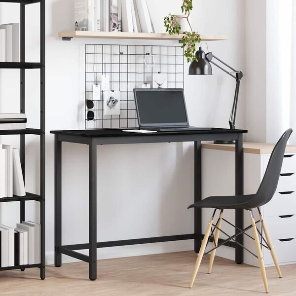 vidaXL tavolo Rovere Nero 80 x 50 x 76,5 cm