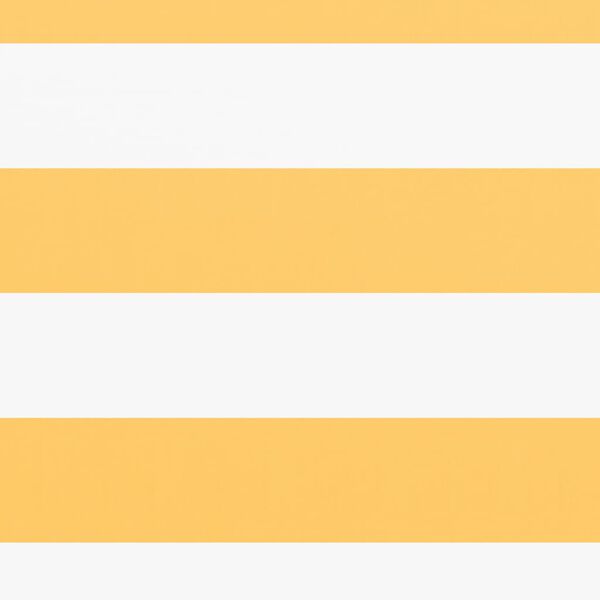 vidaXL Paravento da Balcone Bianco e Giallo 90x300 cm Tessuto Oxford