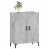 vidaXL Credenza Grigio Cemento 69,5x34x90 cm in Legno Multistrato